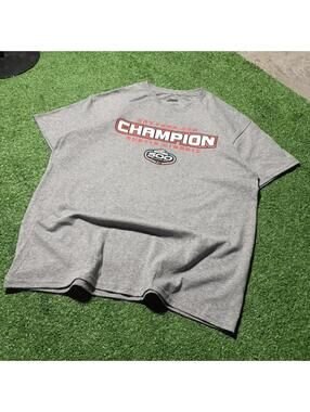 2022 Austin Cindric Daytona 500 Champion NASCAR T Shirt Mens Large Gray Racing